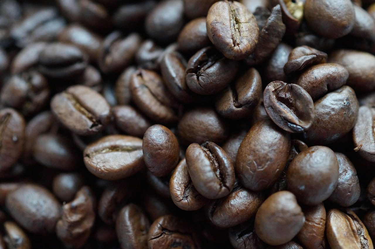 coffee, coffee beans, roasted coffee, robusta, arabica, food, caffeine, closeup