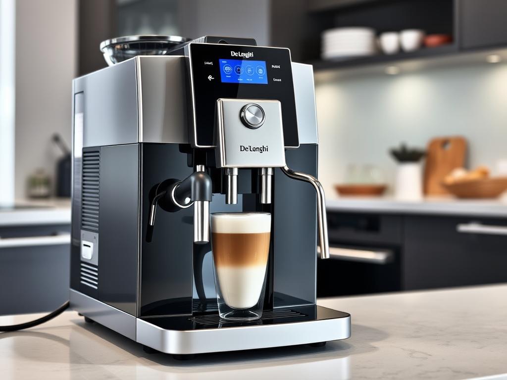 De'Longhi Rivelia fully automatic espresso machine with touchscreen display De'Longhi Rivelia fully automatic espresso machine with touchscreen display